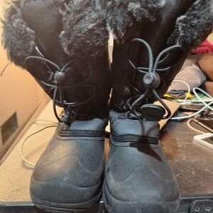 Kamik Black Kids Snow Boots